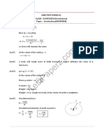 Gravitation Imp Questions Paper 2 Solutions