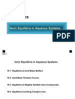 Ionic Equilibria in Aqueous Systems