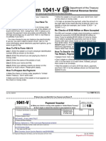 Form 1041-V: What Is Form 1041-V and Do You Have To Use It? No Checks of $100 Million or More Accepted