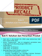 Keluhan Dan Penarikan Produk