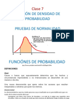 Clase 7 - Densidad de Probabilidad y Normalidad