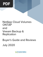 Netapp Cloud Volumes Ontap and Veeam Backup & Replication Buyer'S Guide and Reviews July 2020