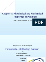 Chapter 9: Rheological and Mechanical Properties of Polymers