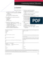 Continuing Medical Education: CME Multiple Choice Questions