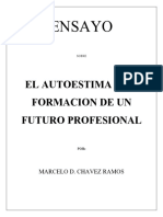 Ensayo Sobre El Autoestima