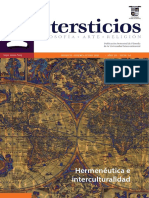 Intersticios 54. Hermenéutica e Interculturalidad