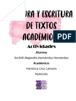 Actividades Lectura y Escritura