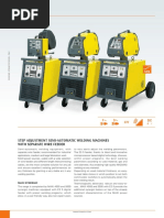 Step Adjustment Semi-Automatic Welding Machines With Separate Wire Feeder