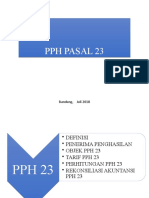 Tax Training 1 - PPH 23