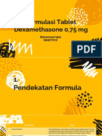 Formulasi Tablet Dexamethasone Muhammad Iqbal 1904277019