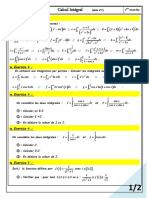 Calcul Integral Exercices Non Corriges 2 4