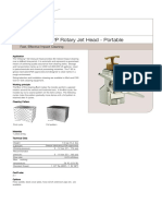 Alfa Laval T-82P Rotary Jet Head - Portable: Fast, Effective Impact Cleaning
