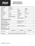 Employee'S Provident Fund: Electronic Challan Cum Return (Ecr)