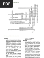 CRUCIGRAMA Relacionados Con Ergonomía y Riesgo Biomecanico