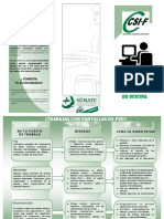 Tríptico Trabajos de Oficina