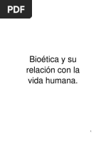 Bioetica y Medio Ambiente