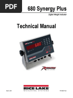 680 Synergy Plus Technical Manual: Digital Weight Indicator