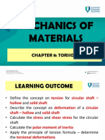 Mechanics of Materials: Chapter 8: Torsion