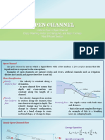 4.1 Open Channels - Uniform Flow