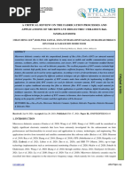 A Critical Review On The Fabrication Processes and Applications of Microwave Dielectric Ceramics Ba6-3Xnd8+2Xti18O54