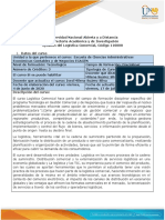 Syllabus Del Curso Logística Comercial