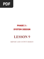 Lesson 9: Phase 3: System Design