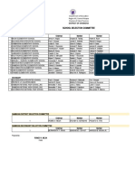 Samboan District - School-Selection-Committees With SHS