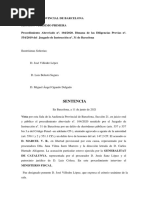 Sentència Contra Marcel Vivet