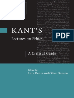 (Cambridge Critical Guides) Lara Denis (Editor) - Kant's Lectures On Ethics - A Critical Guide-Cambridge University Press (2014)