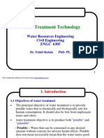 Water Treatment Lecture 1