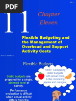 Eleven: Flexible Budgeting and The Management of Overhead and Support Activity Costs