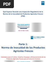 ¿Qué Esperar Durante Una Inspección Regulatoria de La Norma de La Inocuidad de Productos Agrícolas Frescos