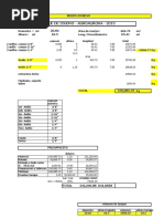 PREDIMENSIONAMIENTO MECANICAS CIVILES TQ 3500m3 DIAM 20.82 H 10.50m - AGROAURORA - 2019