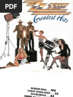 ZZ TOP Greatest Hits PDF