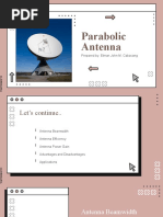 Parabolic Antenna Part 2