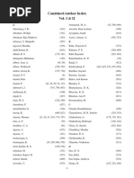 Combined Author Index Vol. I & II