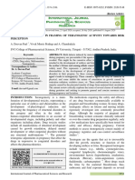 Evolving Knowledge in Framing of Teratogenic Activity Towards Risk Perception