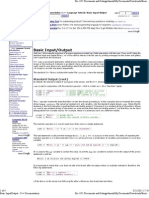 Basic Input Output - C++ Documentation