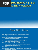 Introduction of Stem Cell Technology