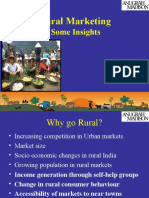 Rural Marketing: Some Insights