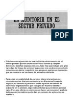 La Auditoria Administrativa en Las Empresas Privadas