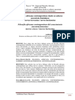 Filosofia Africana Contemporânea Desde Os Saberes Ancestrais Femininos - Novos - Outras Perspectivas - 2020.1