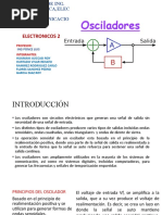 Circuitos Electronicos 2 Osciladores