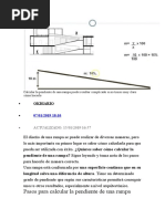 Calculo de Pendientes