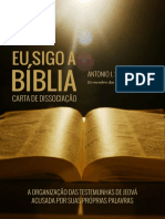 Eu Sigo A Biblia - Carta de Dissociação