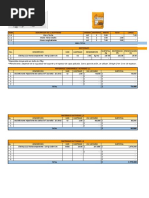 Presupuesto Grupo, 121 Monocomponente.