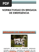 Normatividad en Brigadas de Emergencia