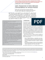 Echocardiographic Assessment of Valve Stenosis: EAE/ASE Recommendations For Clinical Practice