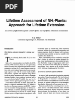 Lifetime Assessment of NH - Plants: Approach For Lifetime Extension