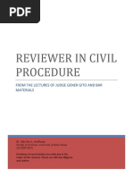 Civil Procedure With The 2019 Amendments